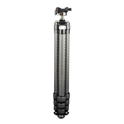 Linkogear Carbon Fiber Tripod – Picatinny/Arca, 64" Max, 66lb Capacity - Black
