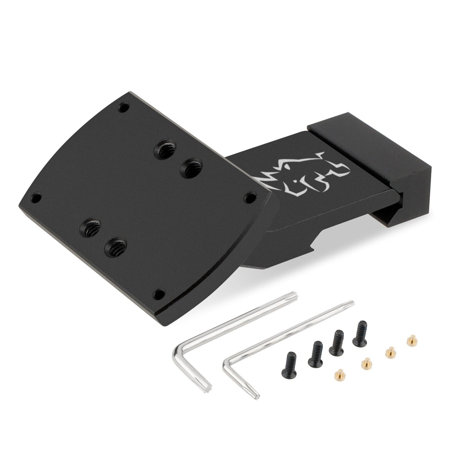 MUCITUP MUCTAC RMR 35° Offset  Red Dot Mount 6061-T6 Aluminum Ambi Locking Zero Hold