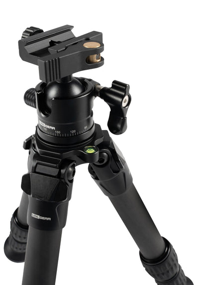 LINKOGEAR HT-223 Carbon Tripod Picatinny + Monoball Fix 26mm Clamp CNC Head