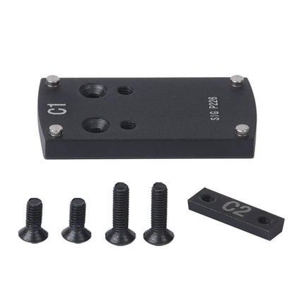 Red Win Pistol Sight Mount Bases - Glk, 1911, Sig, Beretta, Springfield, HK