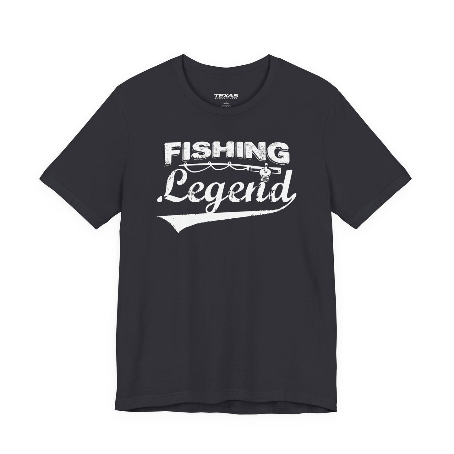 Texas Rigged Tees Fishing Legend — Unisex Cotton Tee