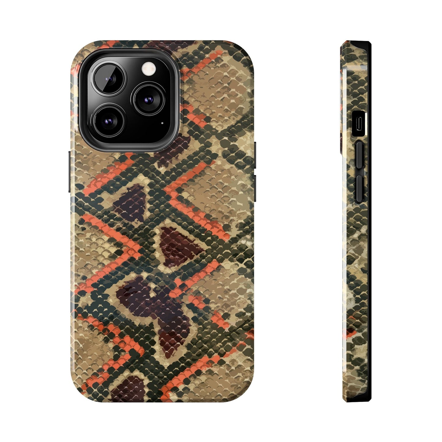 Texas Rigged Tees Burmese Python — Tough Phone Case
