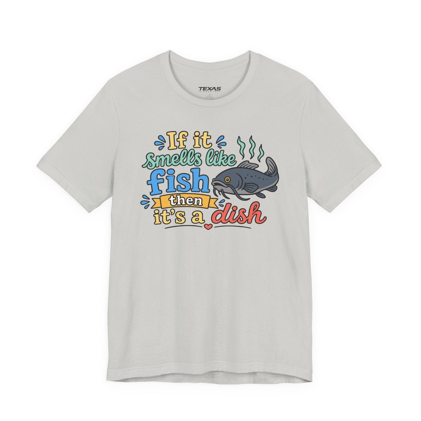 Texas Rigged Tees If it smells like fish — Unisex Cotton Tee