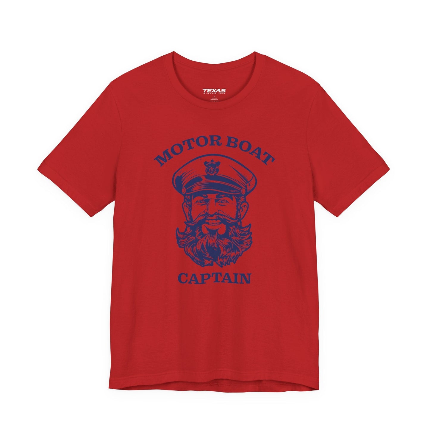 Texas Rigged Tees Motor Boat Captain — Unisex Cotton Tee