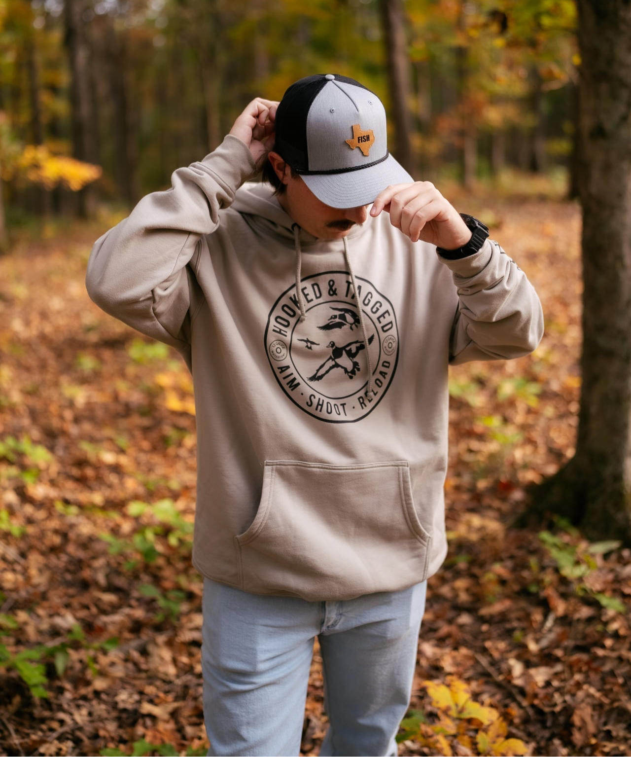 Hooked & Tagged  - Aim. Shoot. Reload. Hoodie