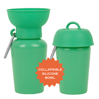 Springland Pets 20oz Flip Dog Travel Water Bottle