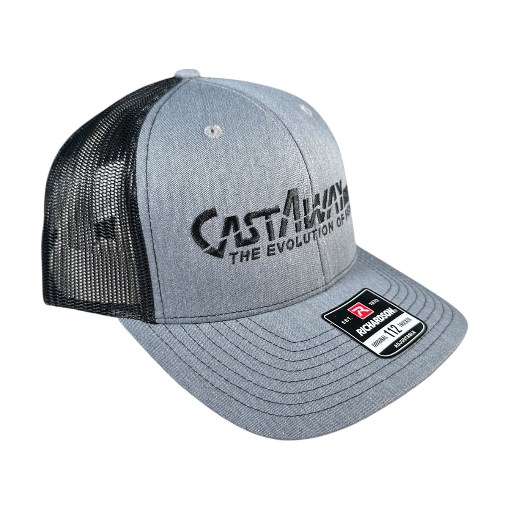 CastAway Trucker Hat - Heather Grey/Black