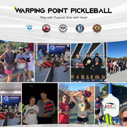Warping Point Nightblade Pickleball Paddle - 14mm