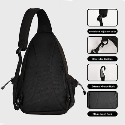 Warping Point Pickleball Sling Bag - Black