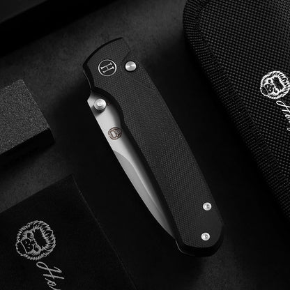 Holtzman's Gorilla Survival The Loyalist Folding Pocket Knife Giftset for Men and Women (Sand and Black)