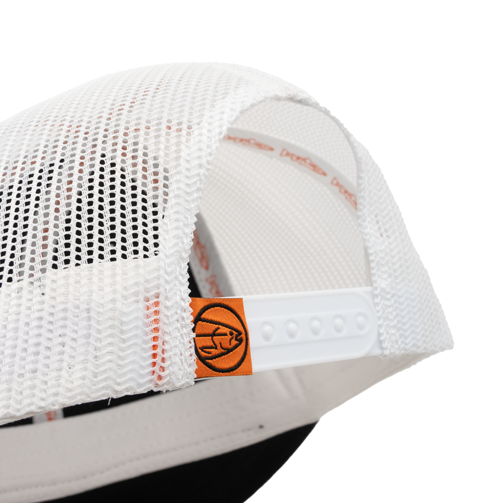 STLHD Standard White & Black Trucker Snapback Hat