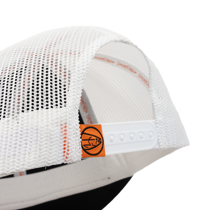 STLHD Standard White & Black Trucker Snapback Hat
