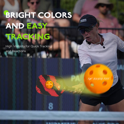 Warping Point Indoor Practice Pickleballs - Orange