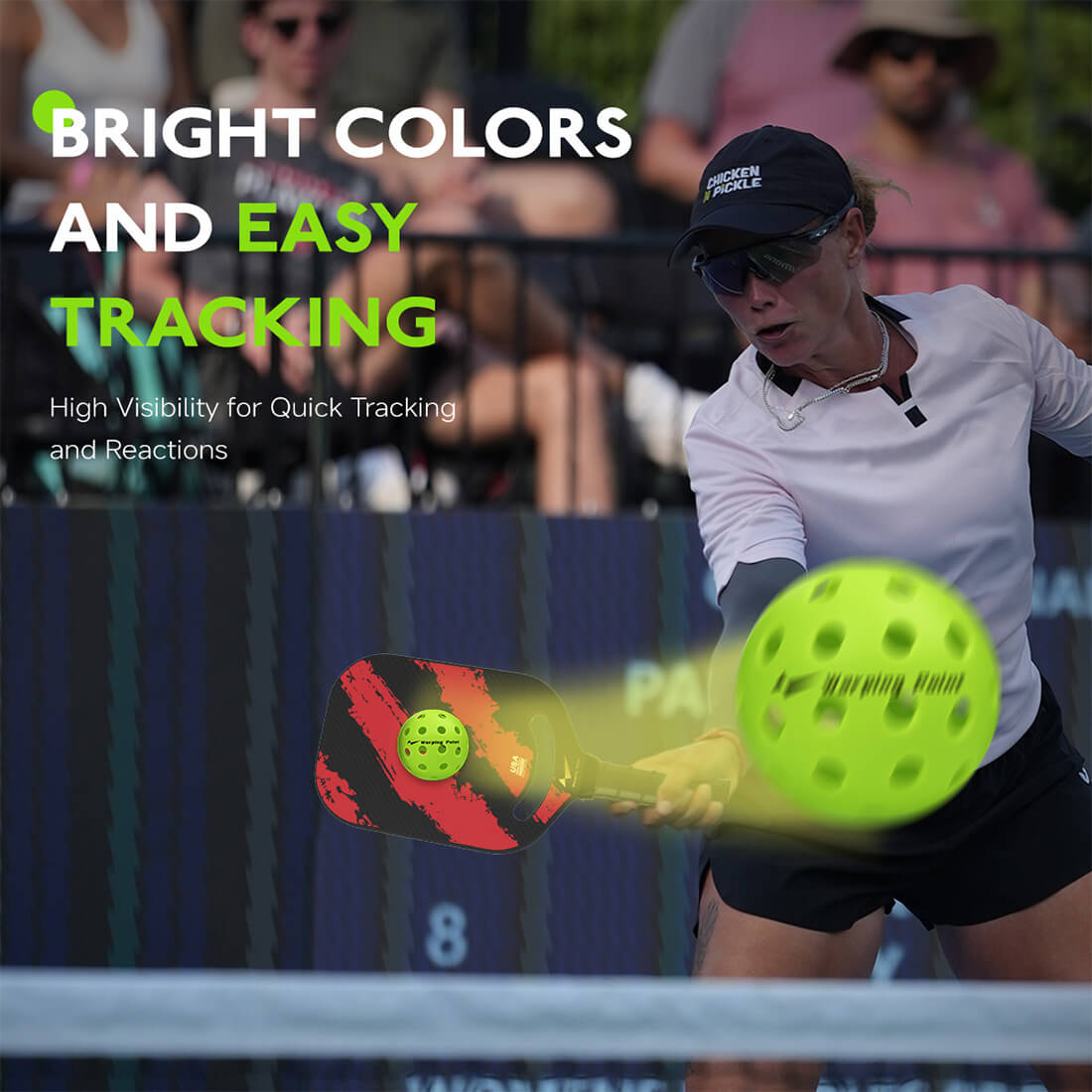 Warping Point Outdoor Practice Pickleballs - Green