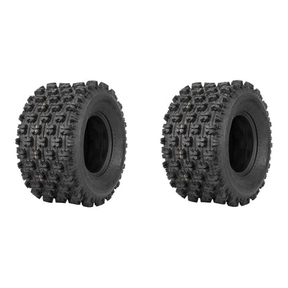 Lionparts Powersports (Pair) 2 Quadboss Sport ATV Rear Tires 20X11X9 20X11-9 4 PLY QBT739