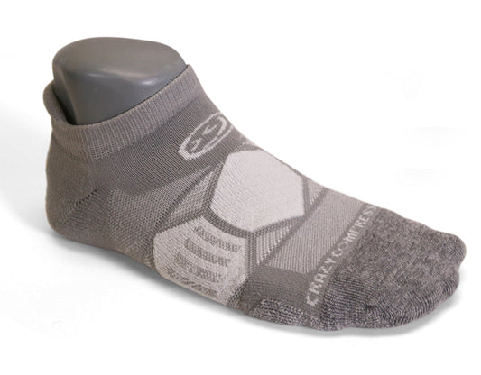 Crazy Compression Cool Grey - Elite Running Socks