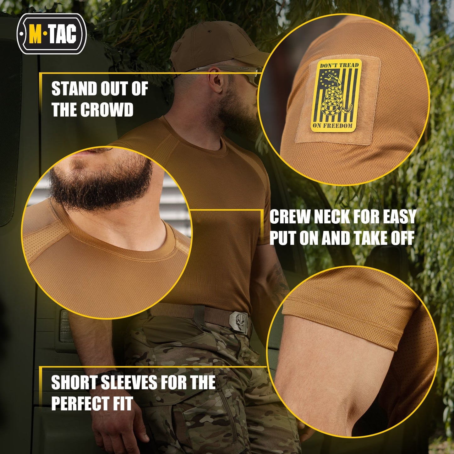 M-Tac T-Shirt Athletic Tactical Gen II with Loop Panels
