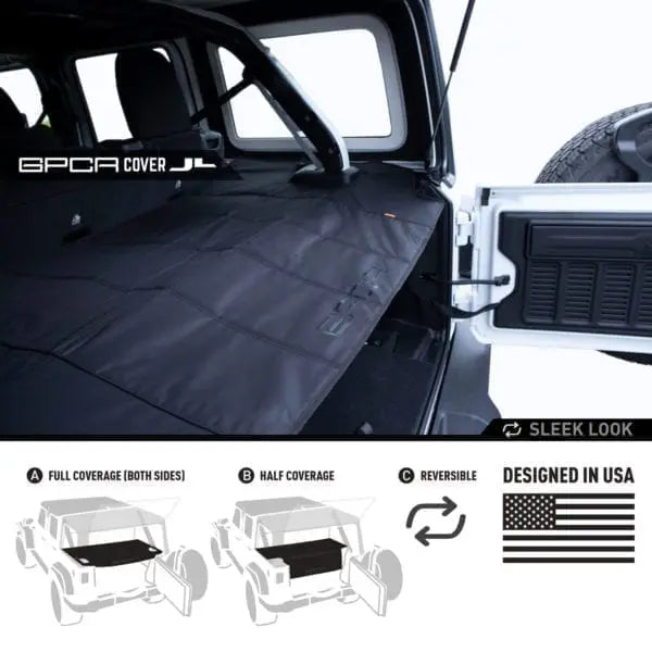 GPCA Wrangler JL 4DR Cargo Cover PRO