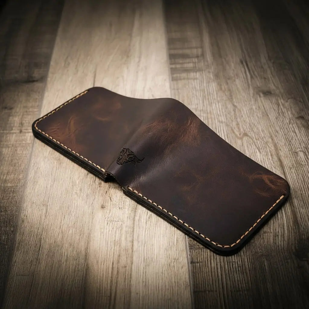Bull Sheath Leather Rio Grande Bifold Wallet