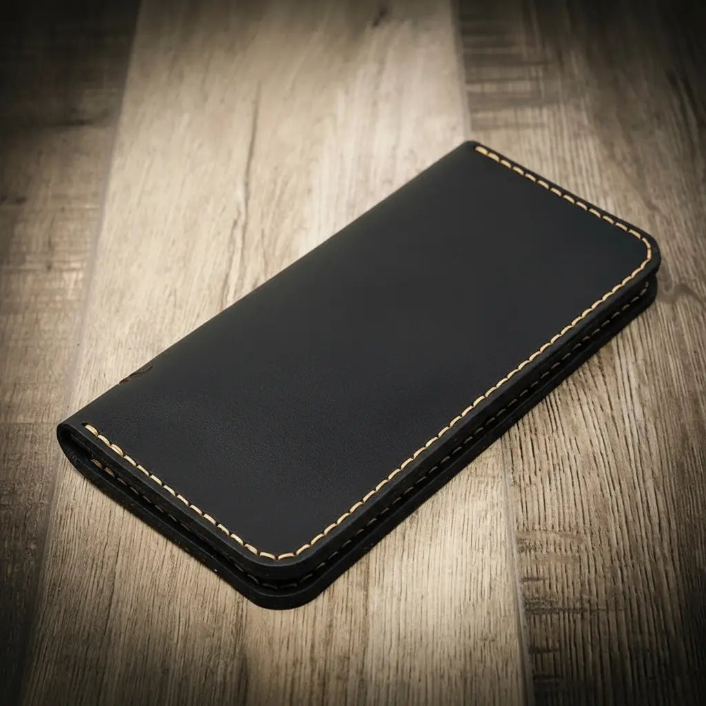 Bull Sheath Leather The Houstonian Long Wallet