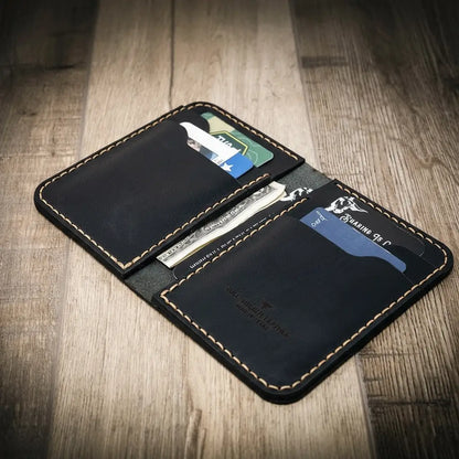 Bull Sheath Leather The Tyler Vertical Wallet
