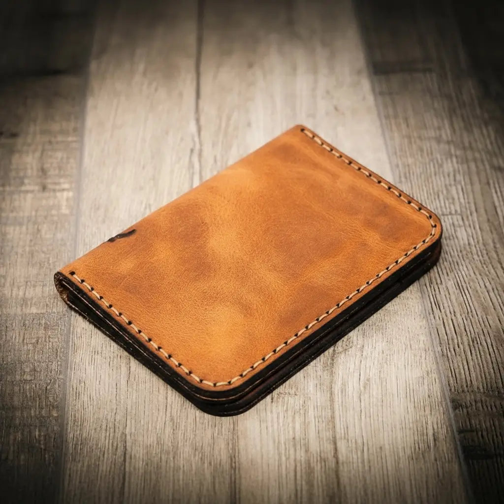 Bull Sheath Leather The Tyler Vertical Wallet