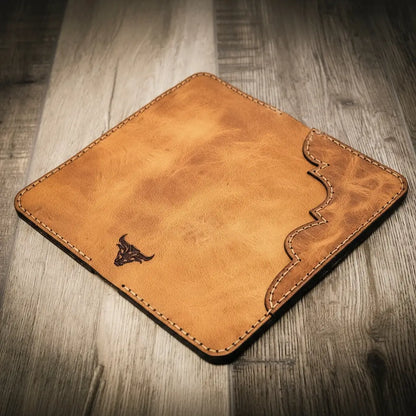 Bull Sheath Leather Western Long Wallet