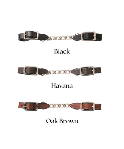 Bridles & Reins ExionPro Leather Curb Chain