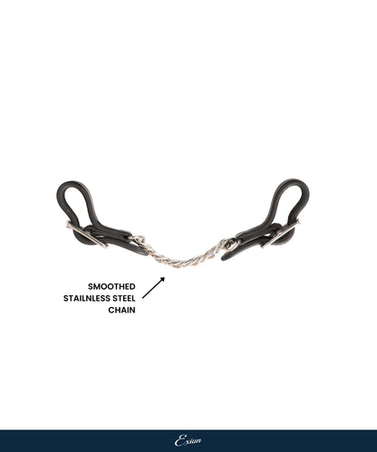 Bridles & Reins ExionPro Leather Curb Chain