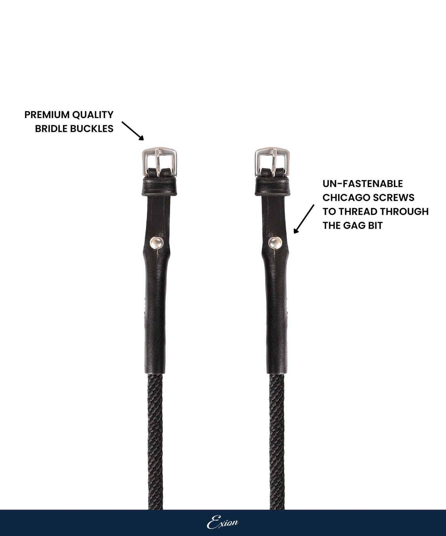 Bridles & Reins ExionPro Rope Gag Cheek Pieces