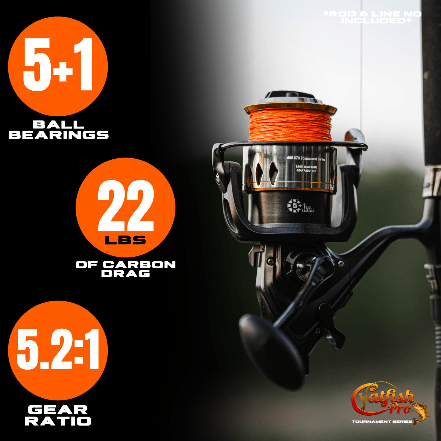 Catfish Pro 600STS Spinning Reel