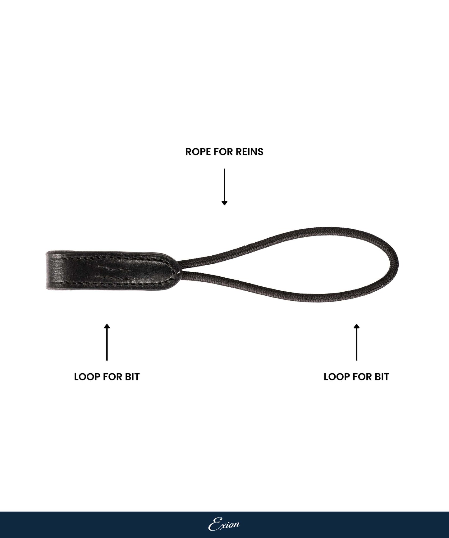 Bridles & Reins ExionPro Rope Pelham Roundings Bit Converter