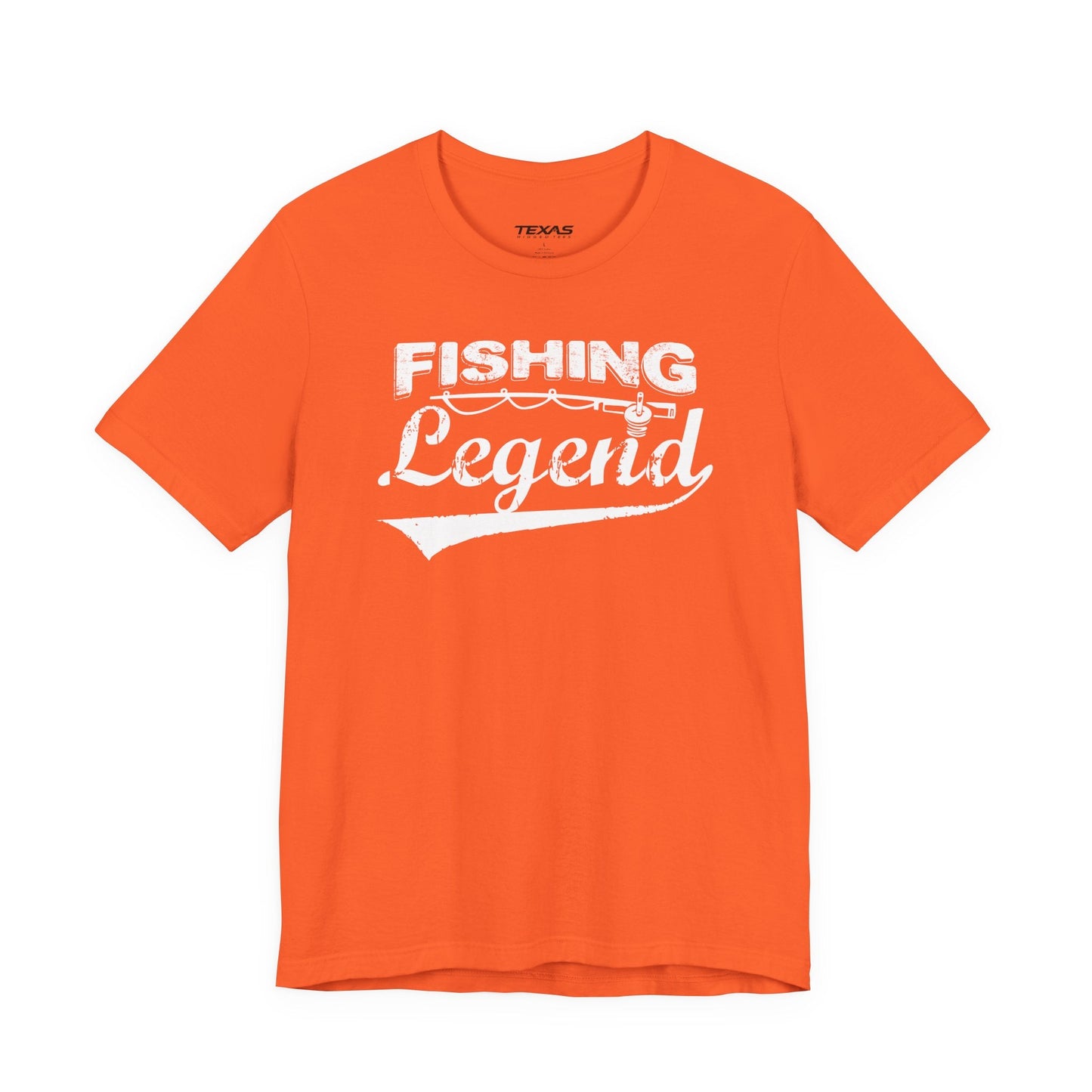 Texas Rigged Tees Fishing Legend — Unisex Cotton Tee