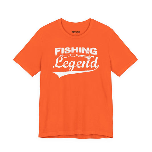 Texas Rigged Tees Fishing Legend — Unisex Cotton Tee