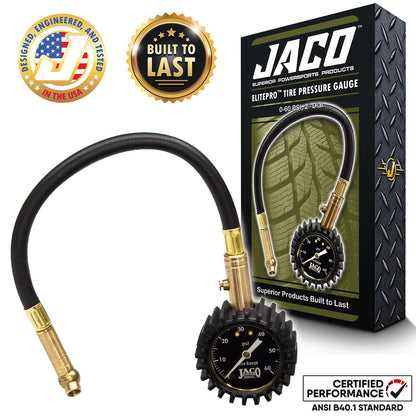 Jaco ElitePro™ Tire Pressure Gauge - 60 PSI