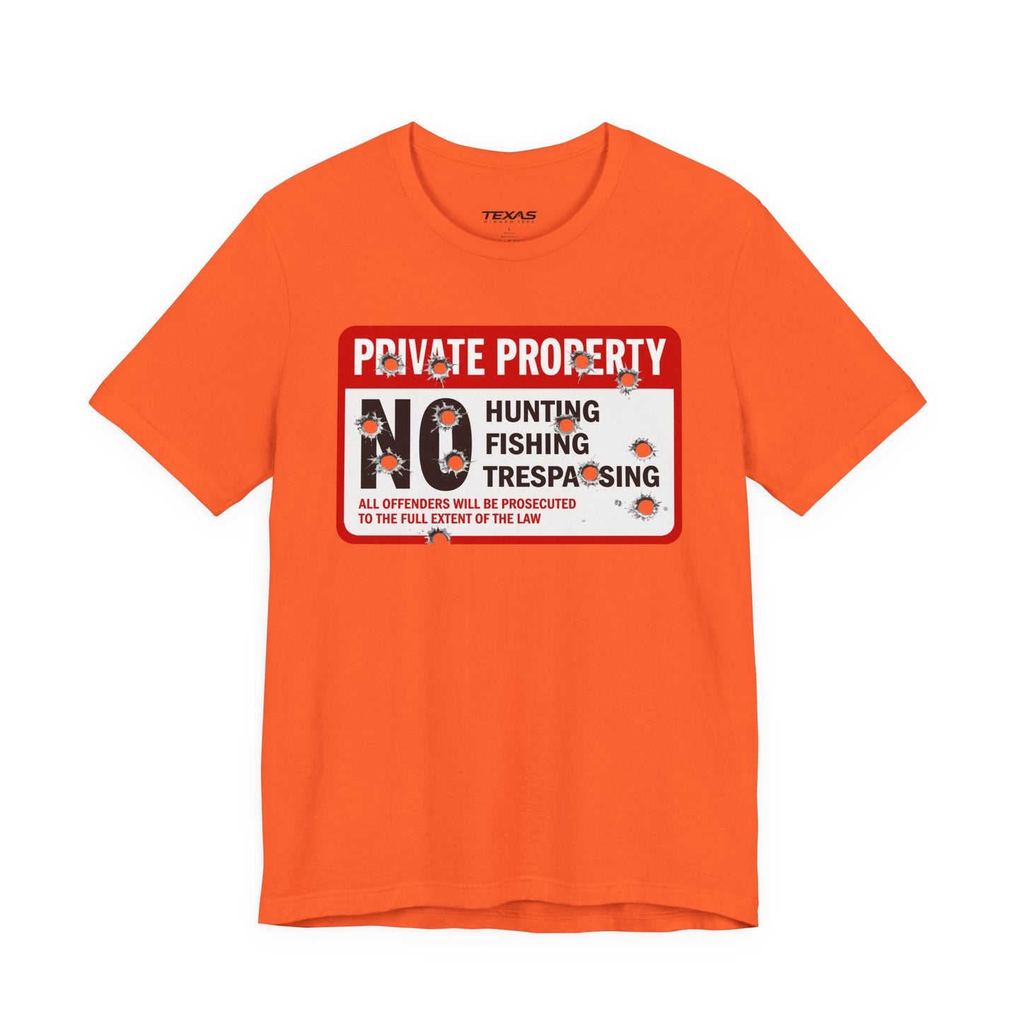 Texas Rigged Tees Private Property — Unisex Cotton Tee