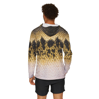 Texas Rigged Tees Largemouth Bass — Unisex Fishing Pullover Hoodie (SPF 50+)