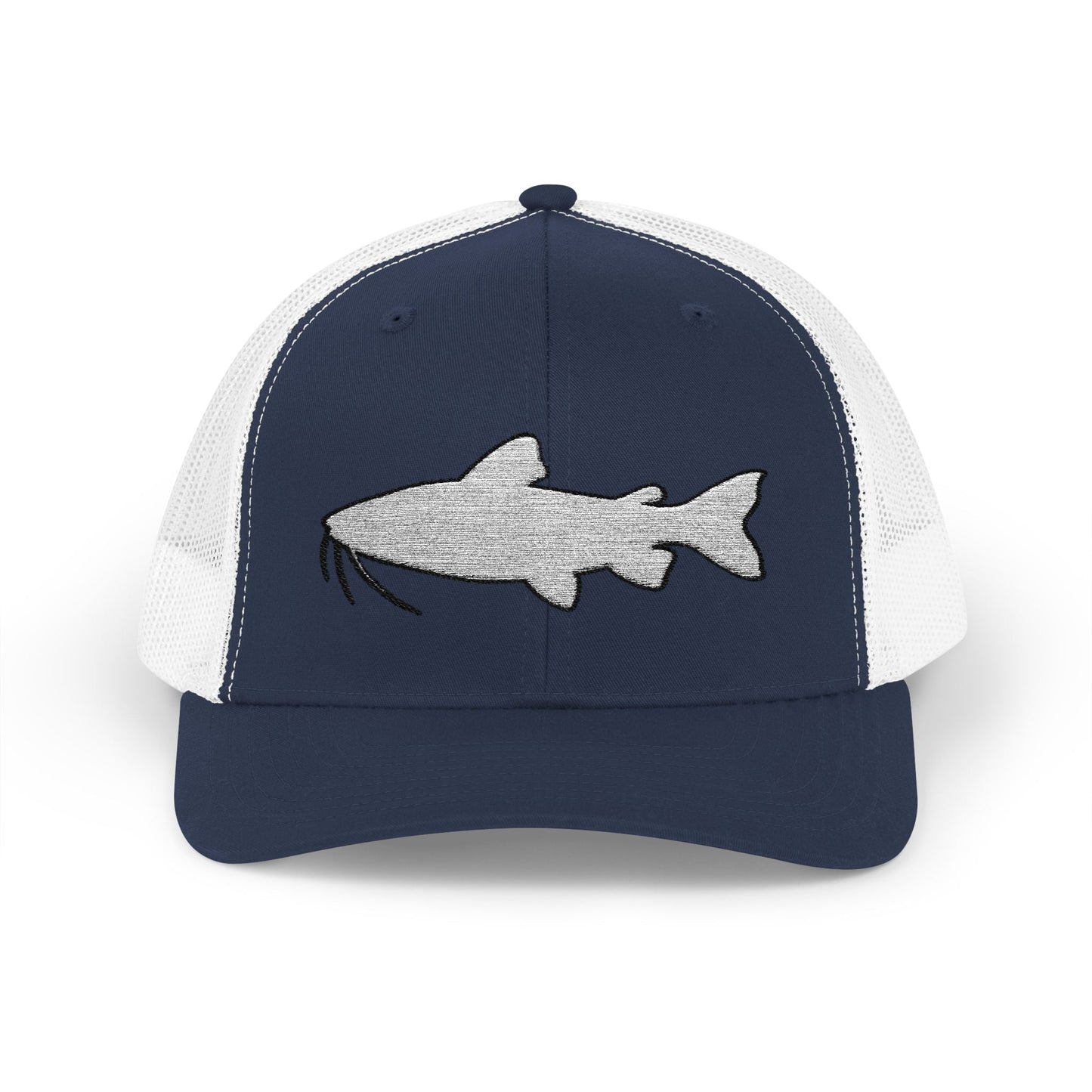 Texas Rigged Tees Catfish Silhouette — Embroidered Baseball Cap