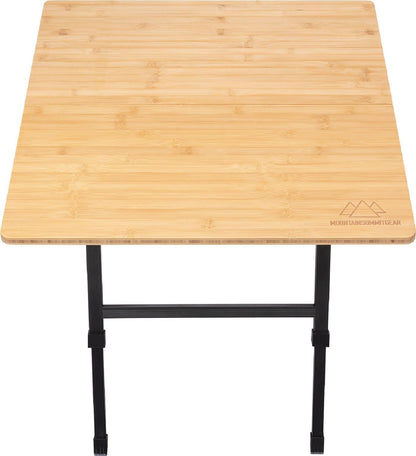 Caddis Sports Foldable Bamboo Camping Table - Mountain Summit Gear