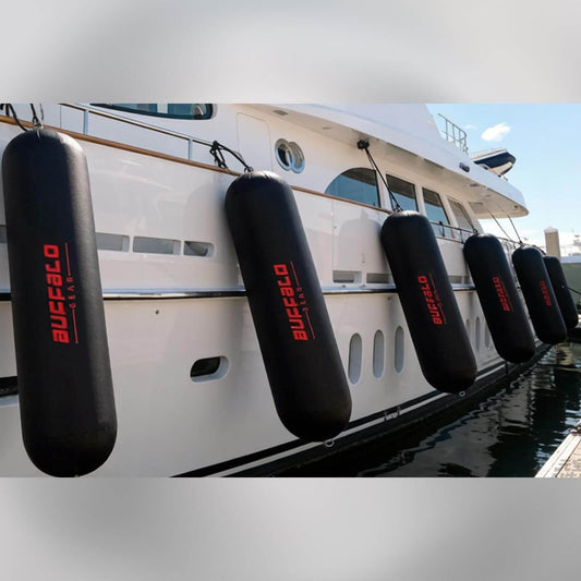 Buffalo Gear 13" x 47.2" Inflatable Boat Fender with Electric Pump