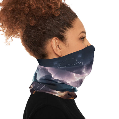 Texas Rigged Tees  Lightning Strike — Unisex Neck Gaiter (SPF 50+)
