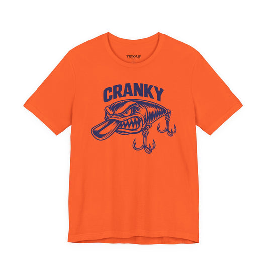Texas Rigged Tees Cranky — Unisex Cotton Tee