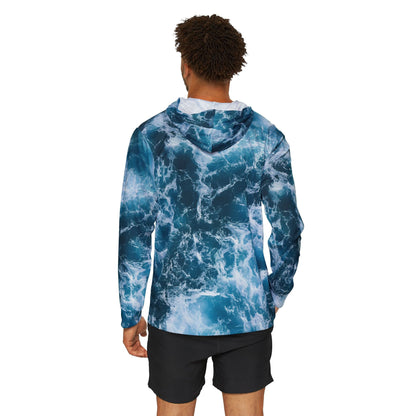 Texas Rigged Tees Rough Water — Unisex Fishing Pullover Hoodie (SPF 50+)