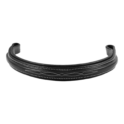 Bridles & Reins ExionPro Fancy Stitched Square Raised Padded Browband