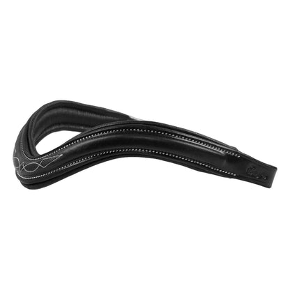 Bridles & Reins ExionPro Fancy Stitched Square Raised Padded Browband