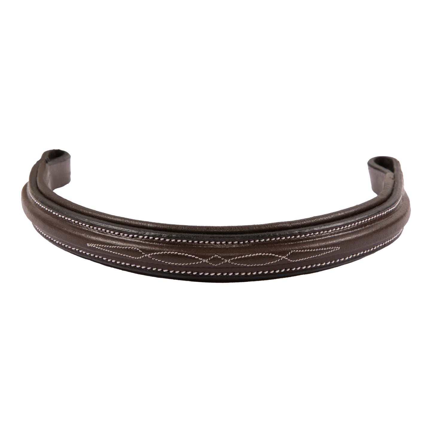Bridles & Reins ExionPro Fancy Stitched Square Raised Padded Browband