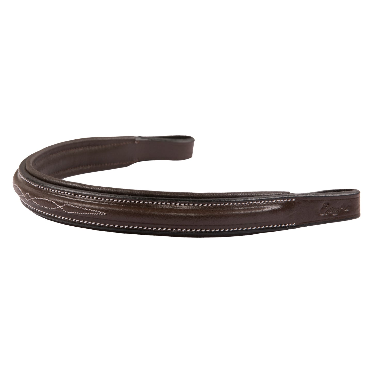 Bridles & Reins ExionPro Fancy Stitched Square Raised Padded Browband