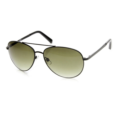 zeroUV  - Large Round Full Metal Aviator Sunglasses 1373 58mm