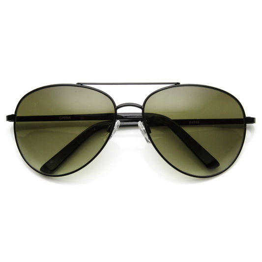 zeroUV  - Large Round Full Metal Aviator Sunglasses 1373 58mm