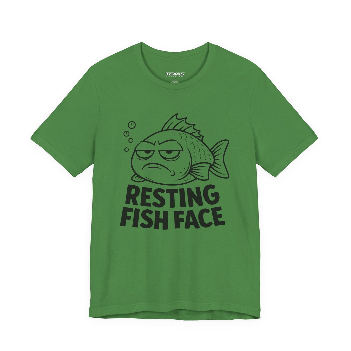 Texas Rigged Tees Resting Fish Face — Unisex Cotton Tee